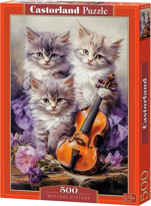 Puzzle Castorland Gattini Musicali 500 Pezzi