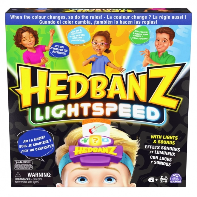 Hedbanz Lightspeed: Gioco di Indovinelli Velocissimo