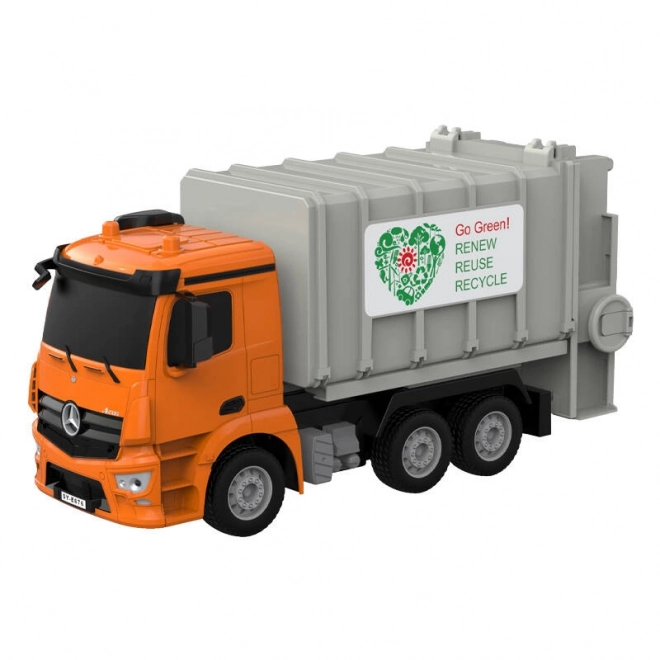 Camion della Spazzatura Radiocomandato Mercedes-Benz Antos 1:26