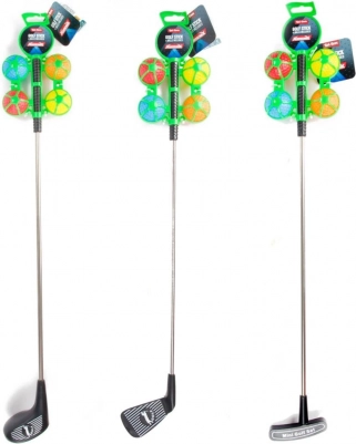 Set da golf per bambini – mazza e palline (mix di colori)