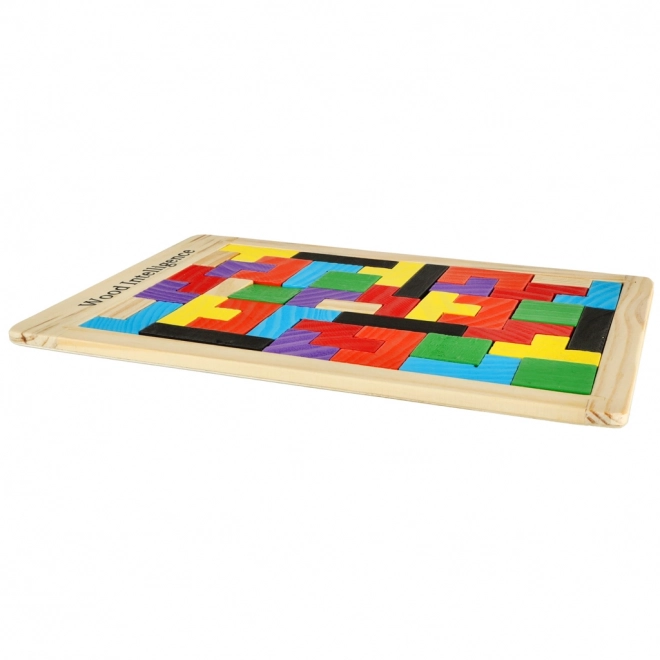 Puzzle in legno Tetris 40 pezzi