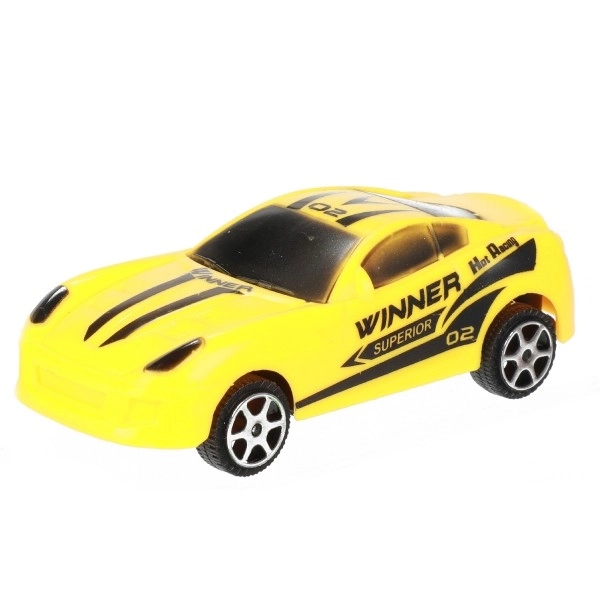 Auto con rampa a molla in plastica 9 cm varie colorazioni