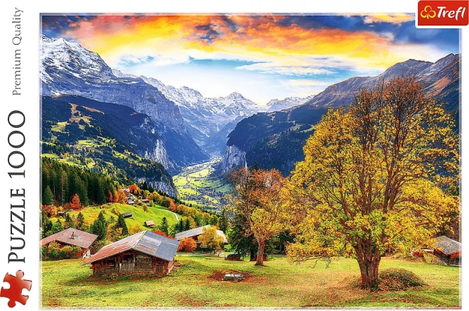 Puzzle 1000 Pezzi Villaggio Alpino Pittoresco