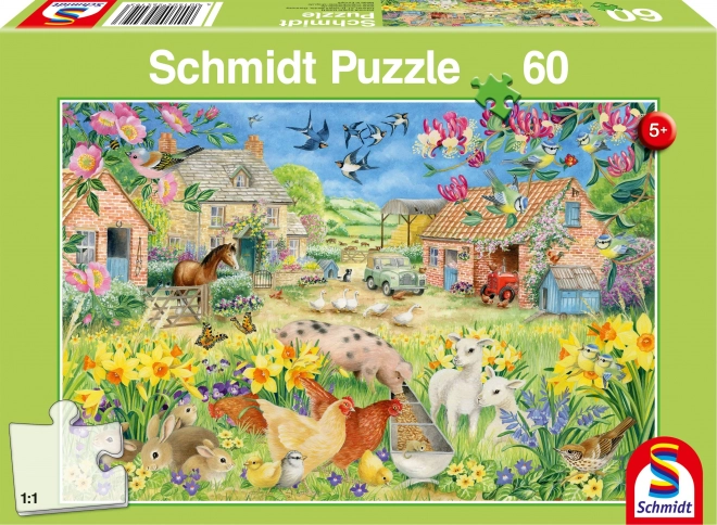 Puzzle La mia piccola fattoria 60 pezzi