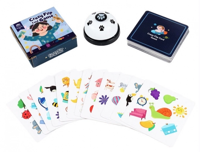 Gioco di carte Trova il paio con 54 carte e campanello