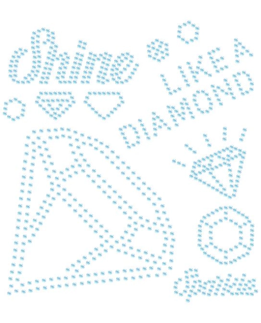 Motivo scintillante Shine Like a Diamond