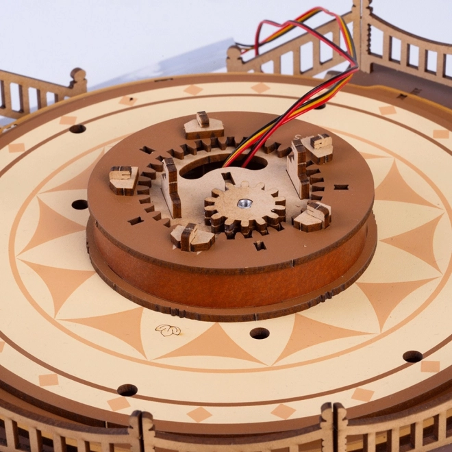 RoboTime Carosello di legno 3D scatola musicale