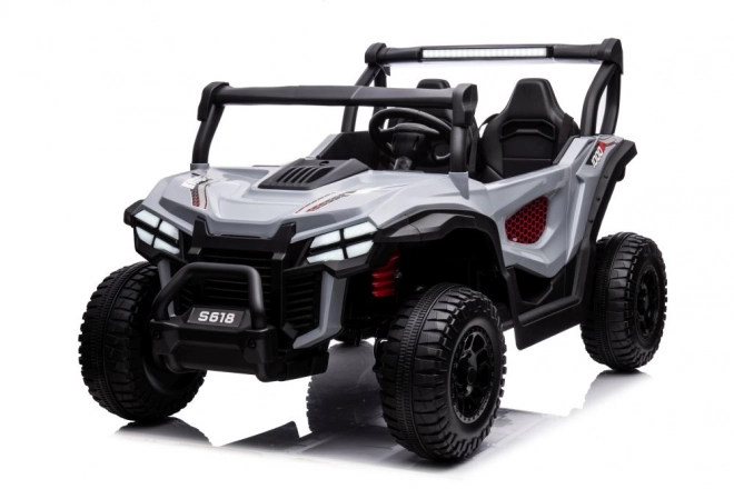 Auto elettrica per bambini 4x4 grigio