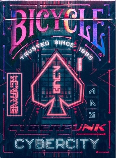 Carte da gioco Bicycle Cyberpunk Cyber City