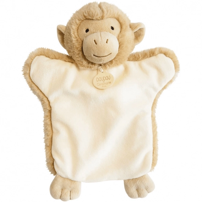 Peluche bambola a mano scimmietta 25 cm