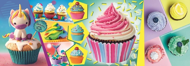 Puzzle Panoramico Cupcake 1000 Pezzi