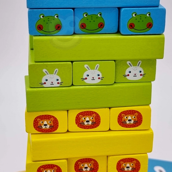 Gioco di legno Jenga Animali TOOKY TOY