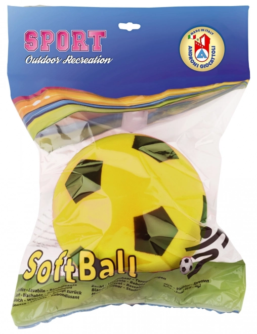 Androni Palla morbida - diametro 19,4 cm, gialla