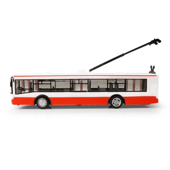 Autobus Articolato Parlante in Plastica 29cm Rosso