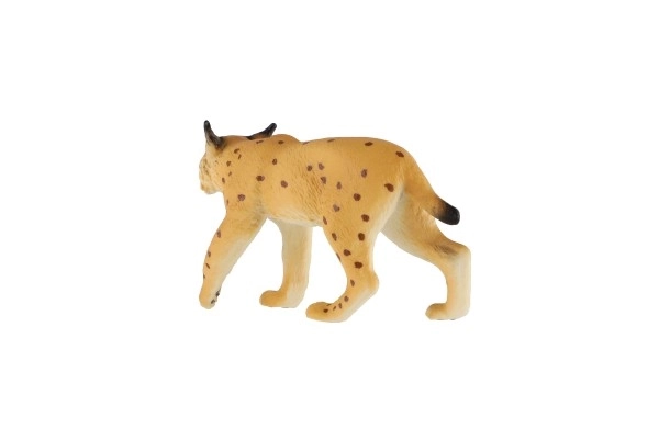 Lince Eurasiatico di plastica 9cm in sacchetto