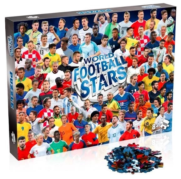 Puzzle 1000 pezzi Stelle del calcio mondiale