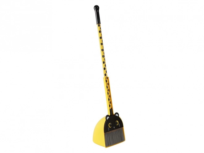 Set per la pulizia giallo con gatto
