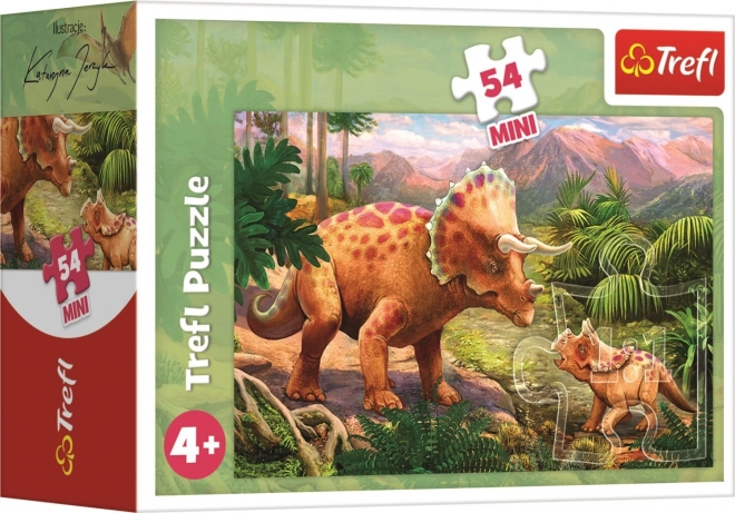 Puzzle 54 pezzi mini - Dinosauri incredibili