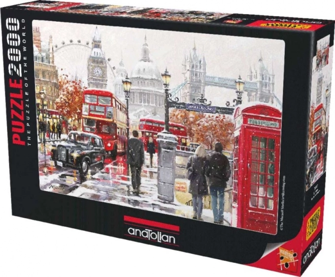 Puzzle Londra innevata 2000 pezzi