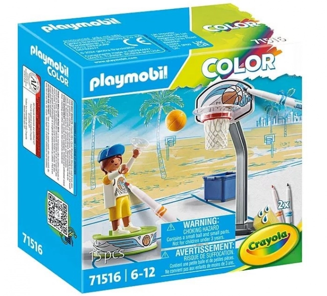 Set Playmobil Colore Skater con Palla da Basket