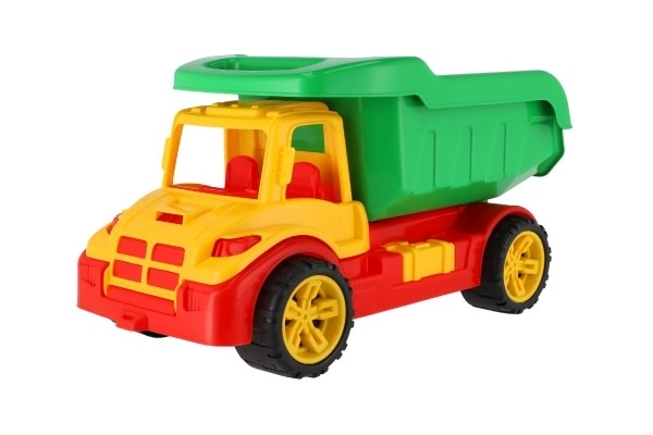 Grande Camion Ribaltabile Rosso-Verde per Bambini