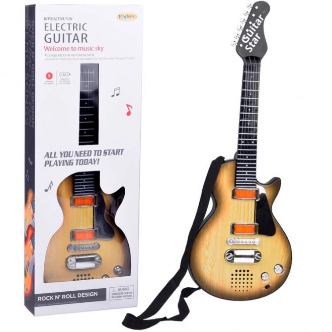 Chitarra elettrica giocattolo con melodie e luci