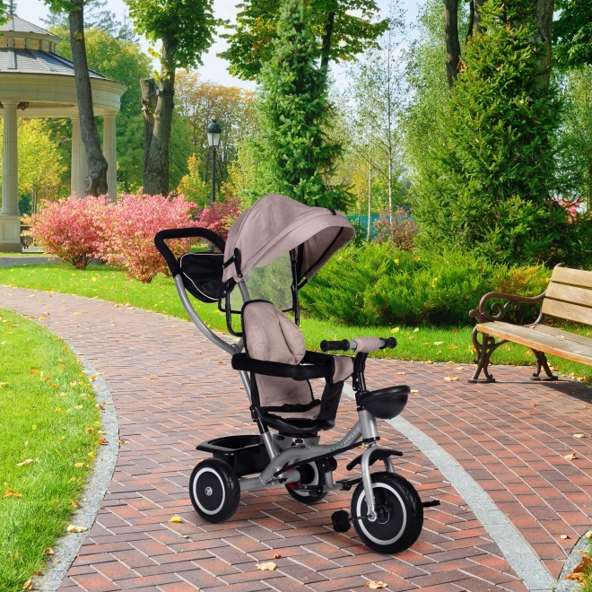 Triciclo Passeggino 2-in-1 Beige ECOTOYS