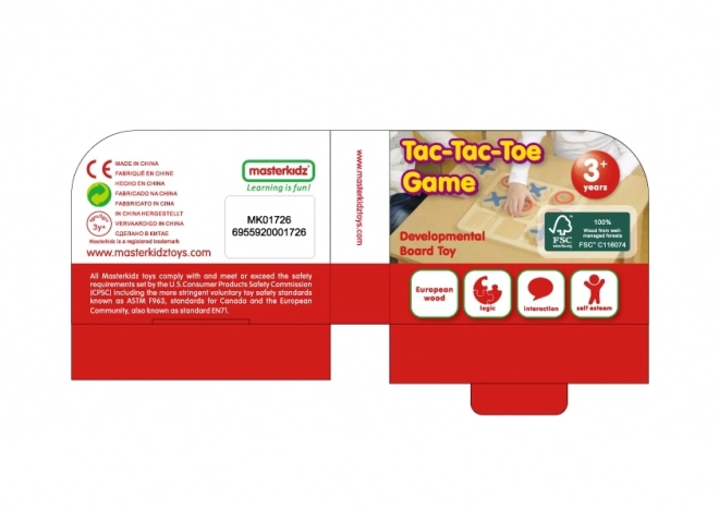 Gioco del Tris in Legno per Bambini