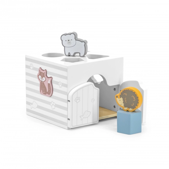 Sorter educativo con blocchi a sonagli PolarB Montessori