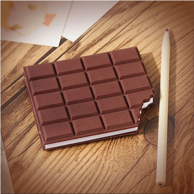 Taccuino Cioccolato Senza Rigature Profumato Marrone