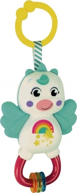 Clementoni Baby sonaglio unicorno 2 in 1