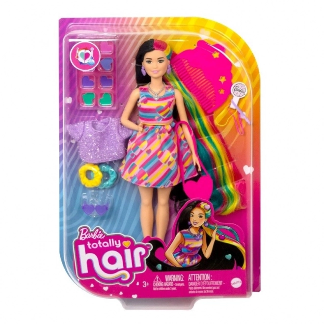 Bambola Barbie Totally Hair capelli colorati e accessori