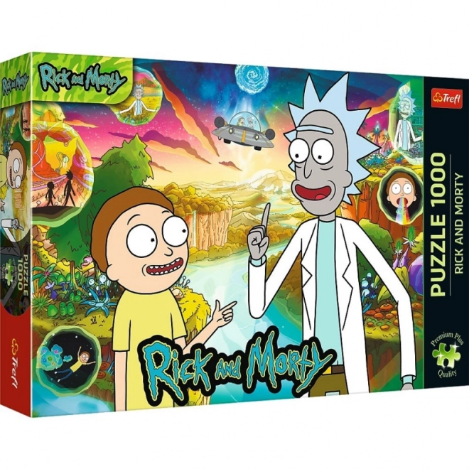 Puzzle TREFL Premium Plus: Rick e Morty 1000 pezzi