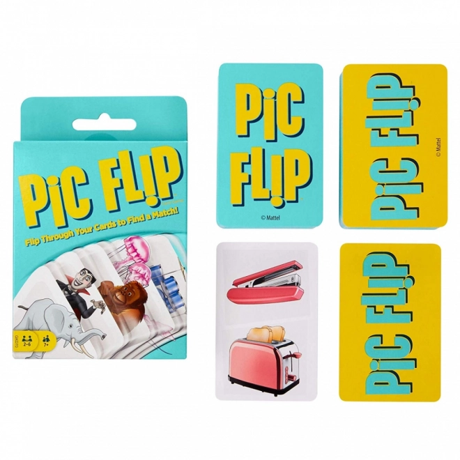 Gioco di carte logico per bambini Pic Flip 7+