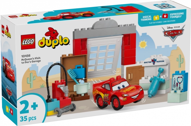 LEGO DUPLO Disney Saetta McQueen e visita al garage del dottor Hudson