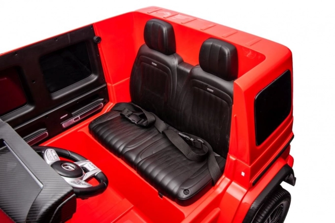 Auto elettrico a batteria per bambini Mercedes G63 XXL rosso 4x4