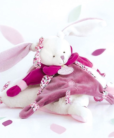 Doudou coniglietto rosa - Set regalo