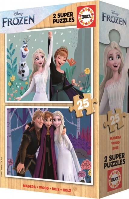 Puzzle in legno Frozen di EDUCA