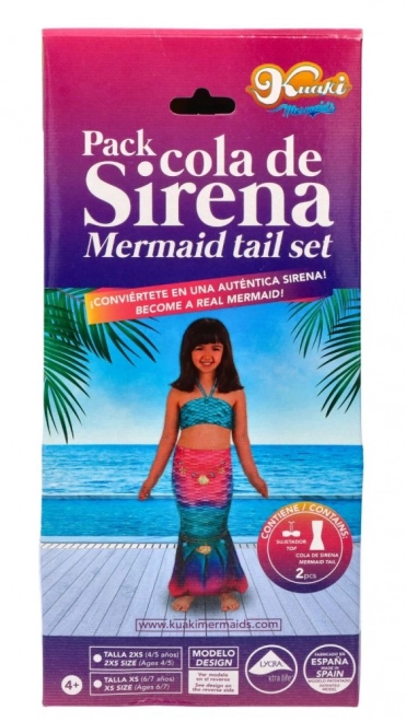 Costume da bagno sirena Iris per bambini