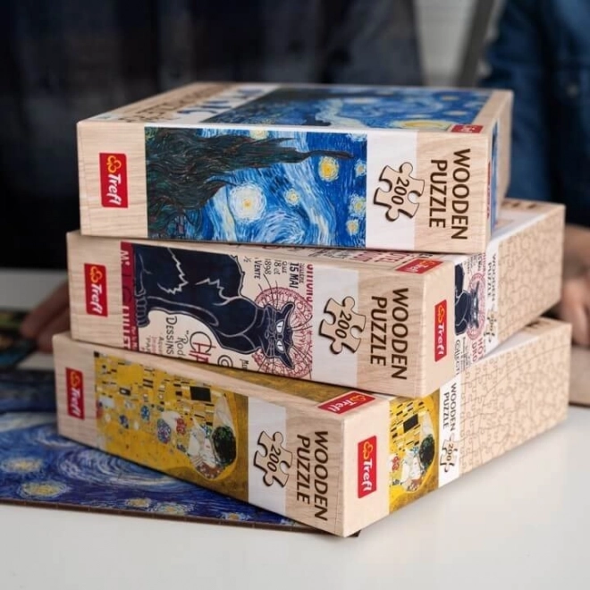 Puzzle in legno Hokusai Grande onda Kanagawa 200 pezzi