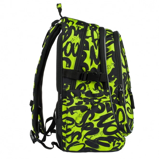BAAGL 3 SET Core Lime: zaino, astuccio, sacca