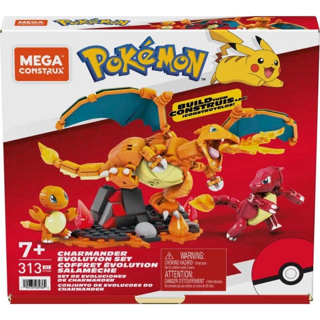 Set di costruzione Mega Construx Pokémon Evoluzione di Charmander