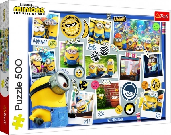 Puzzle Minions Bláznivá Foto Collezione 500 Pezzi