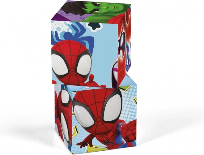 Clementoni play for future cubi con immagini spidey e i suoi amici straordinari, 12 cubi