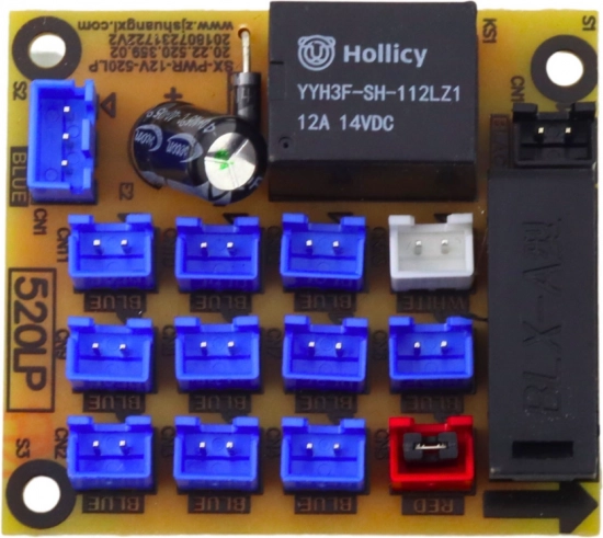 Scheda elettronica quadro luci per veicoli a batteria