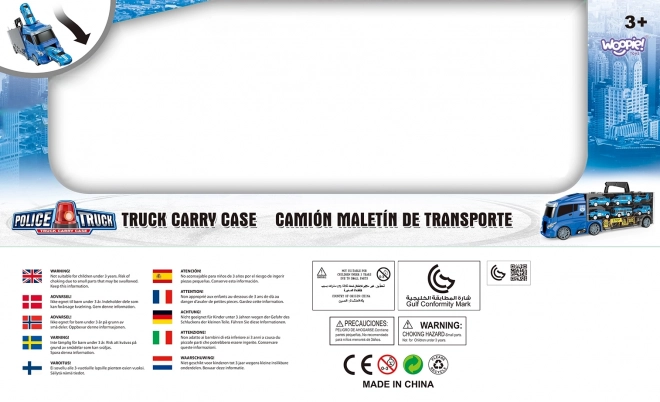 Camion 3 in 1 Polizia di WOOPIE