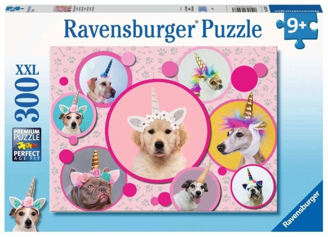 Puzzle Ravensburger cuccioli di cane unicorni XXL 300 pezzi