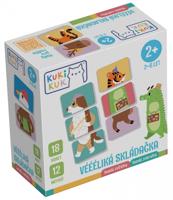 Kukikuk grande puzzle animali divertenti