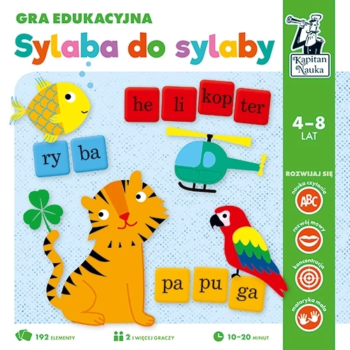 Gioco educativo Sillaba per sillaba per bambini 4-8 anni