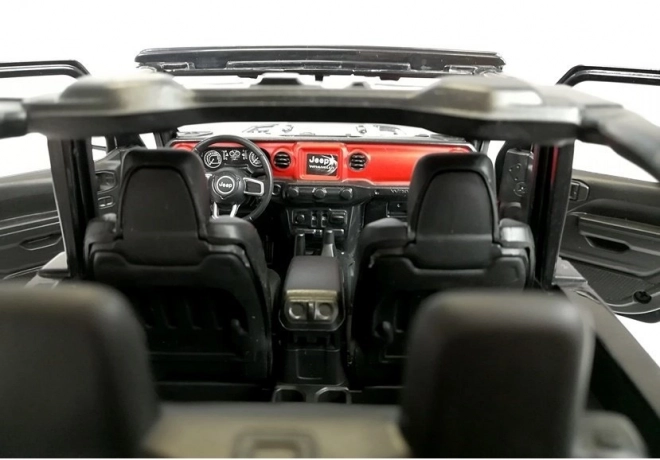 Auto telecomandata Jeep Wrangler Rubicon nero in scala 1:14